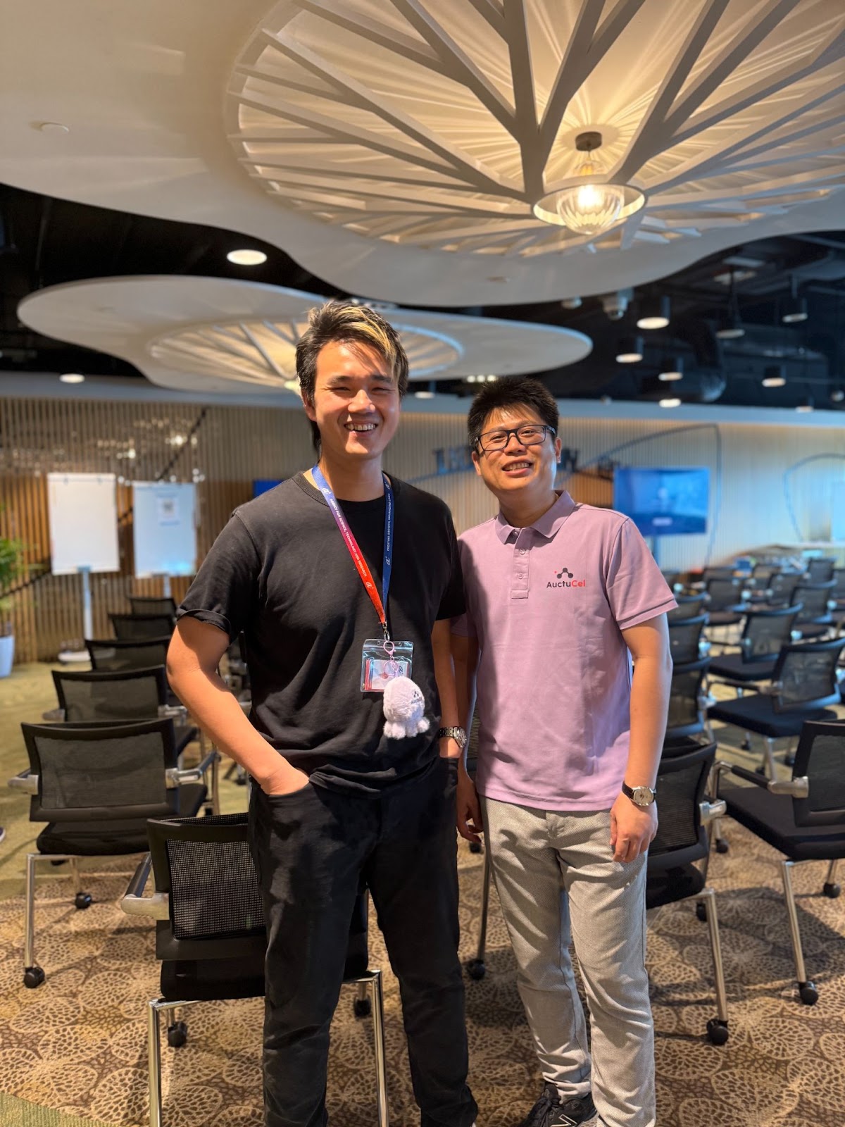 Above From Left: Dr. Zach Pang and Dr. Chee Wai Fhu