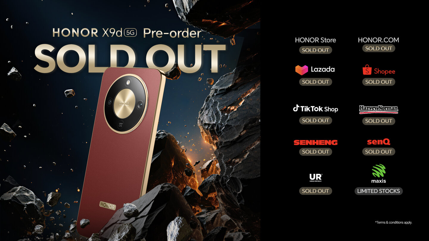 HONOR X9d Pre-order Sold Out