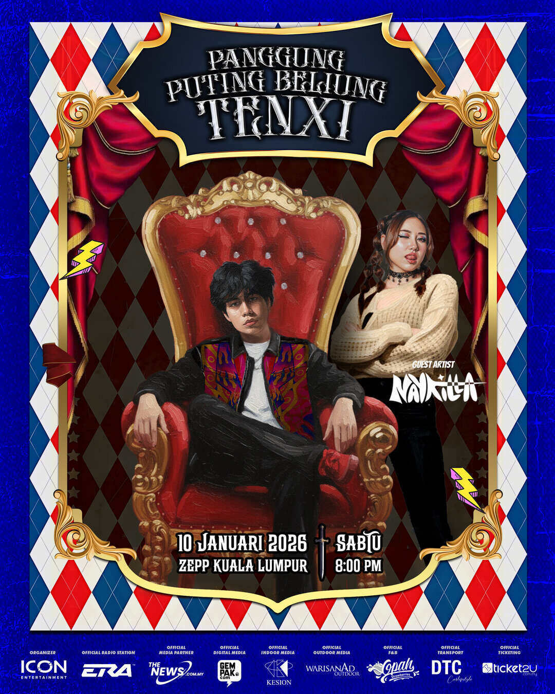 Panggung Puting Beliung TENXI - Zepp Kuala Lumpur