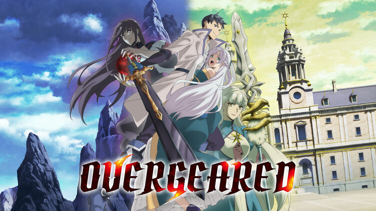 Official promotional poster for the Overgeared AFA Singapore 2026 anime panel hosted by Crunchyroll